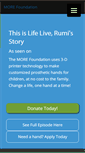 Mobile Screenshot of more-foundation.org